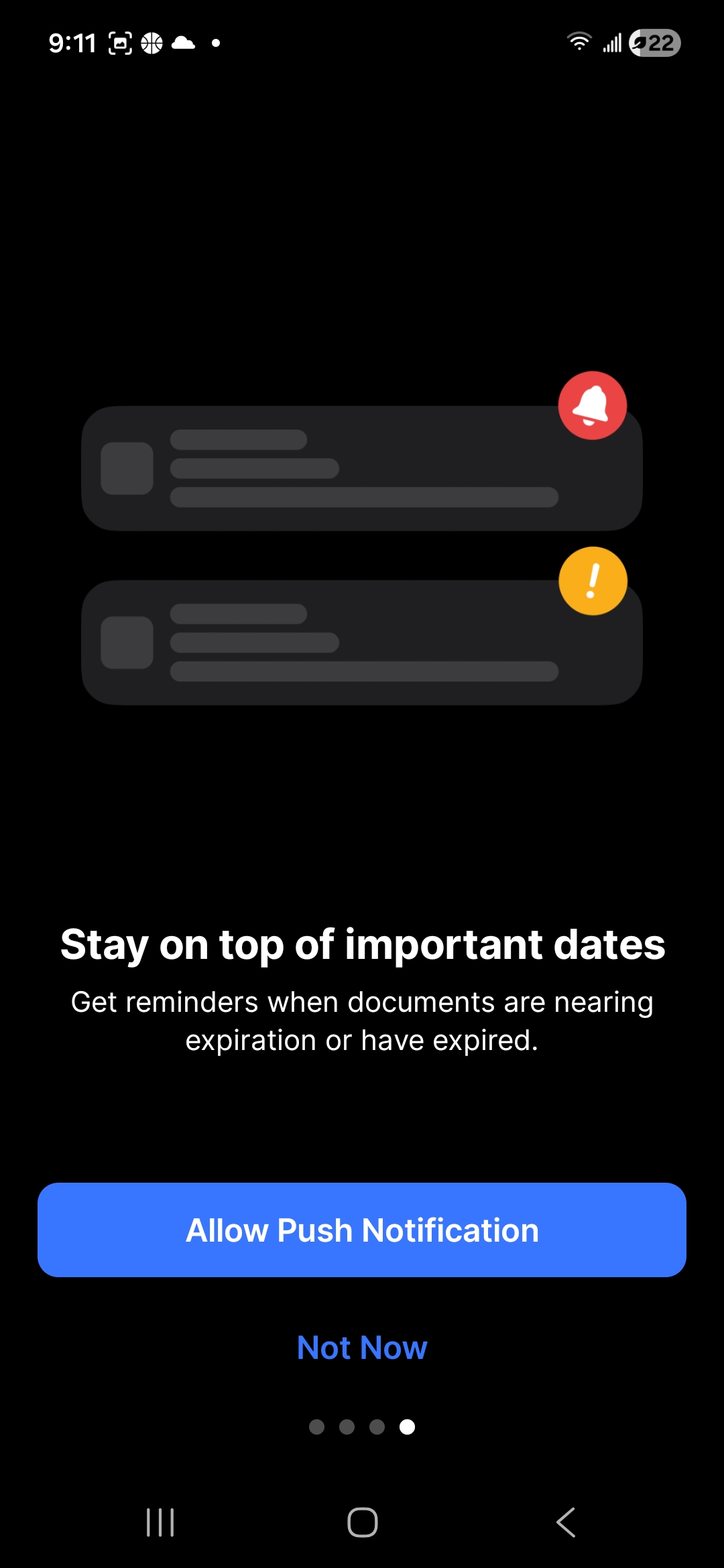 Stay on top of important dates